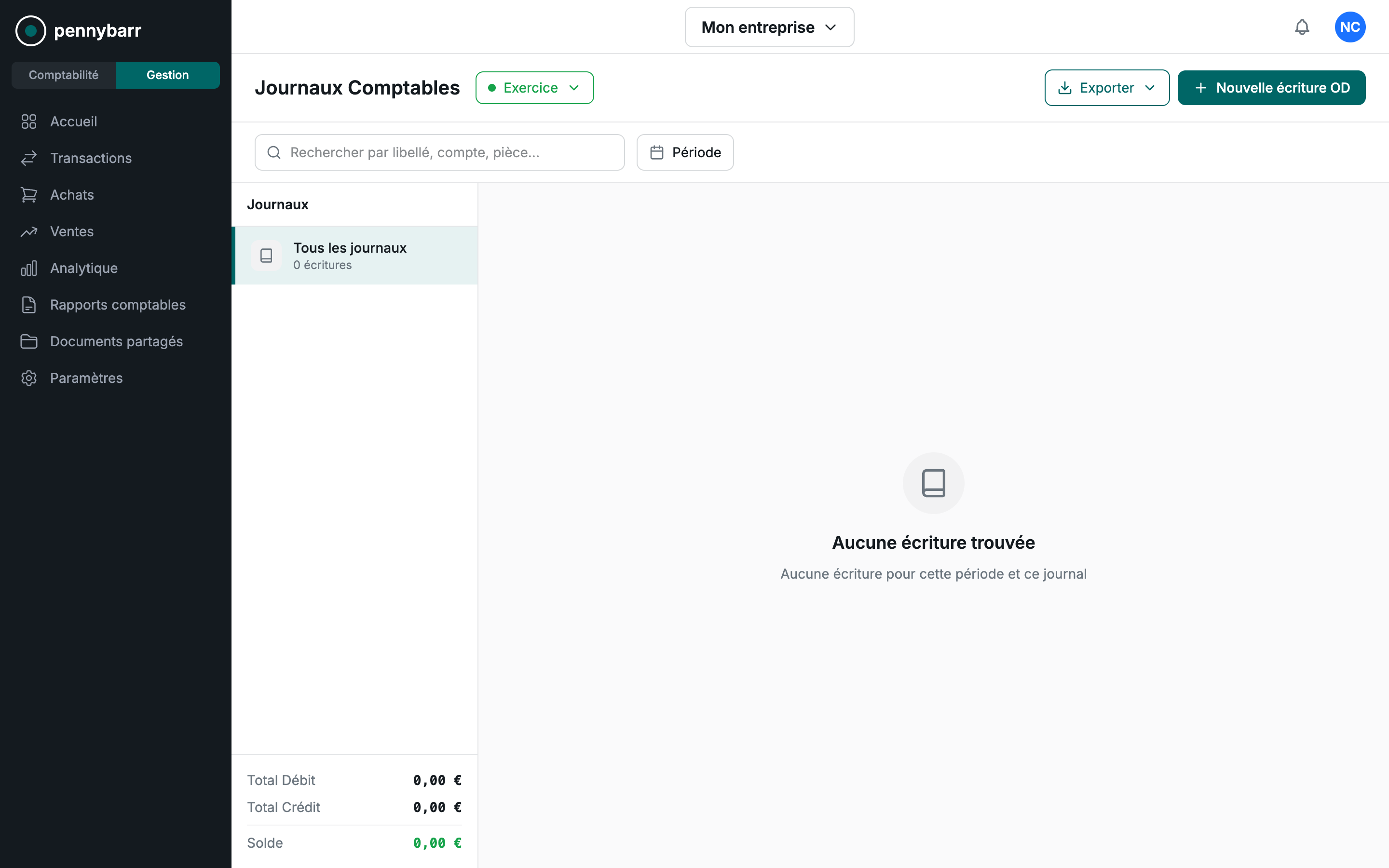 Journaux comptables